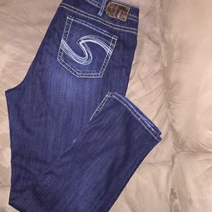 Silver natsuki Jeans.  Size 20.  Length 33. EUC